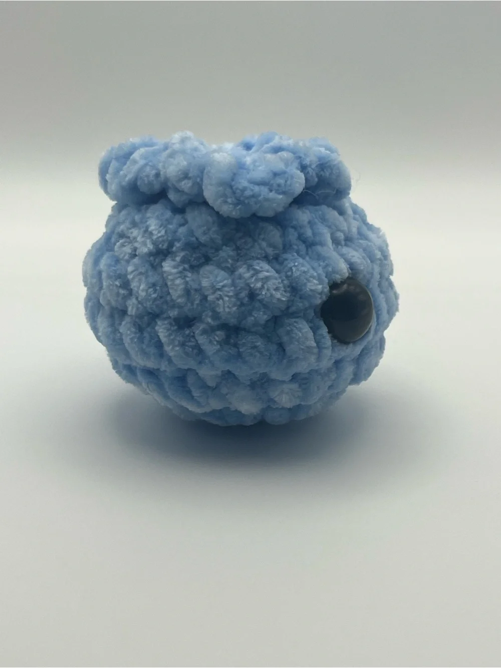 Crocheted mini blueberry